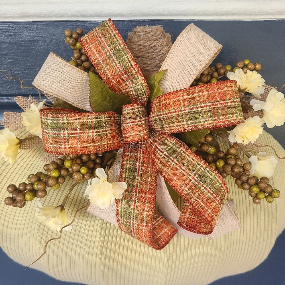 Fall pumpkin wreath - Picture 2 of 4